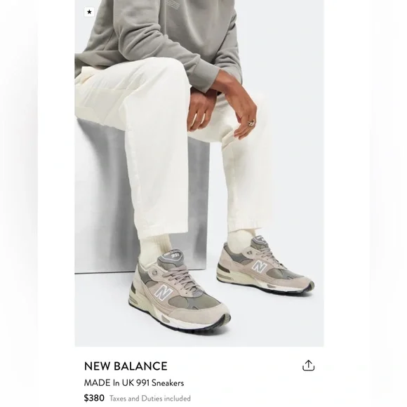 Men’s New Balance 991 Made n UK - Picture 13 of 13